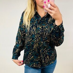 theKorner Patterned Blouse